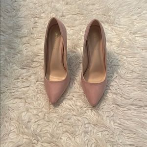 Mauve pink stiletto heels